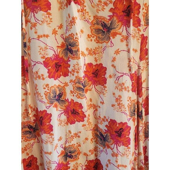 ASTR the Label orange and red floral sheath dress size medium - Picture 3 of 8